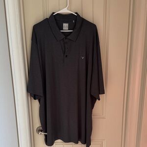 Callaway Black Men's Short-Sleeve Polo